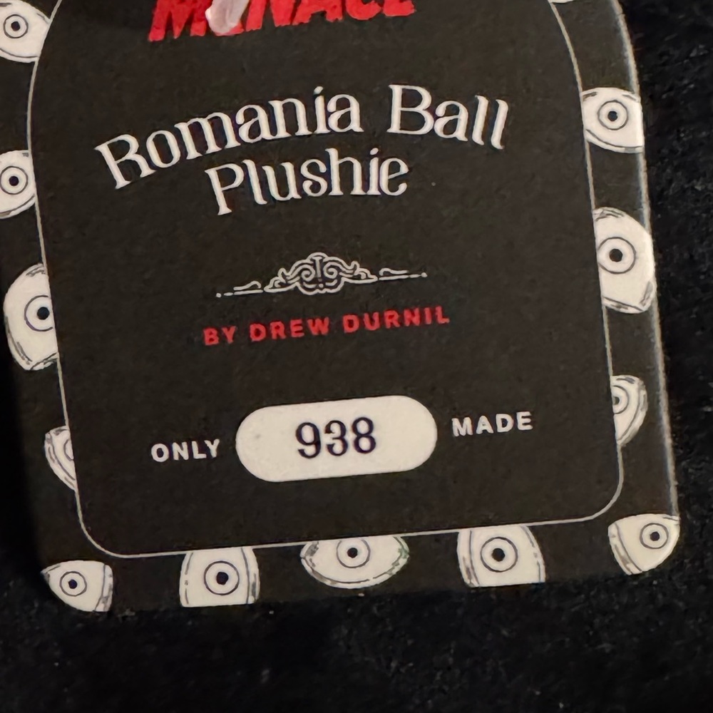 Romania Ball Plush Menace Drew Durnil Youtube History Makeship Only 938 RARE - Picture 4 of 4